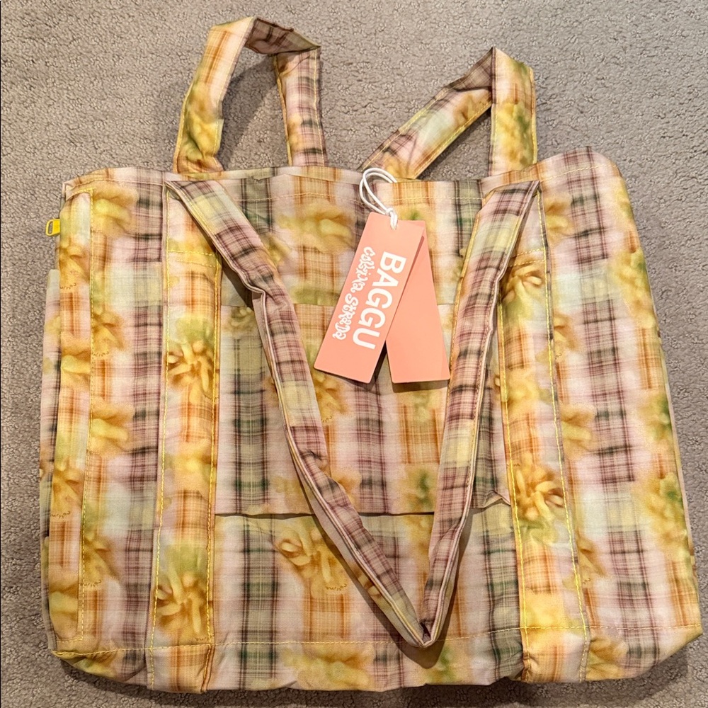 BAGGU Collina Strada Small Cloud Carry-On Boxer Plaid